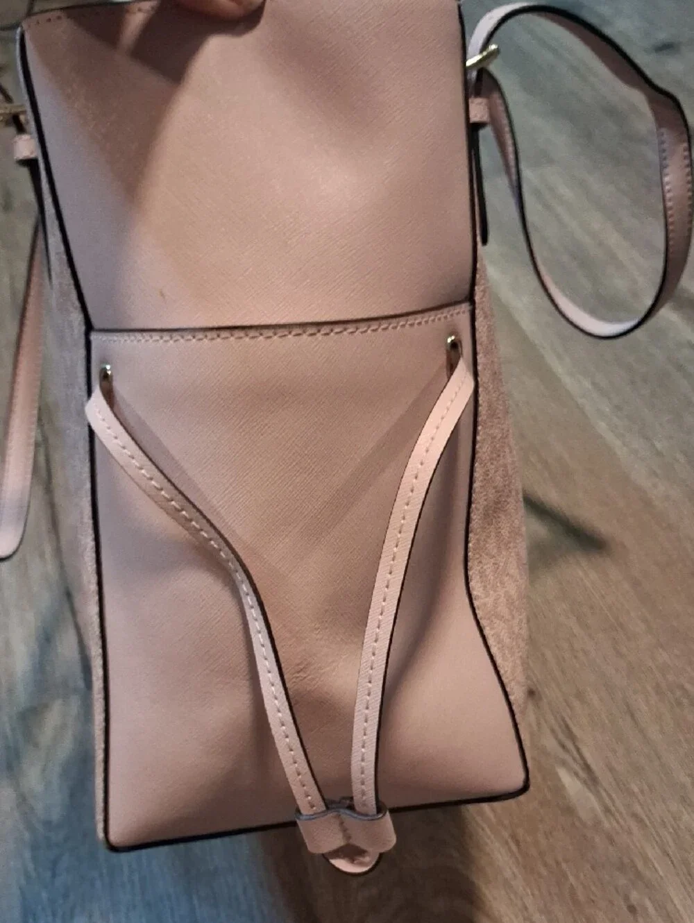 Michael Kors Blush Logo Tote with Gold Hardware